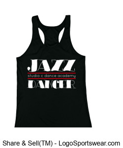 SCDA YOUTH Jazz Dancer Tank Top Design Zoom