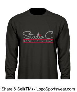 SCDA Youth Long Sleeve BLACK Design Zoom