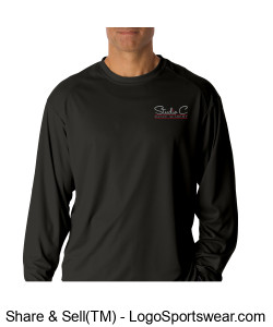 SCDA Mens Long Sleeve BLACK Design Zoom
