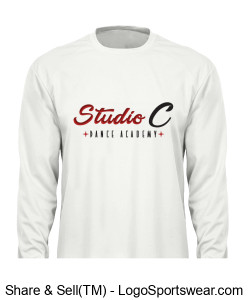 SCDA Youth Long Sleeve WHITE Design Zoom