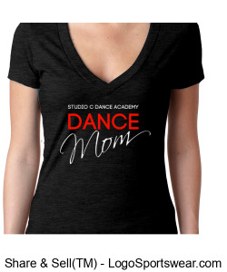 SCDA Dance Mom V Neck Design Zoom